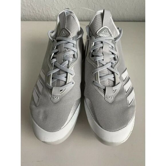 adidas Men’s  Icon 6 Baseball Cleats FV9344 Size 11.5 Gray NWOB - Picture 4 of 9